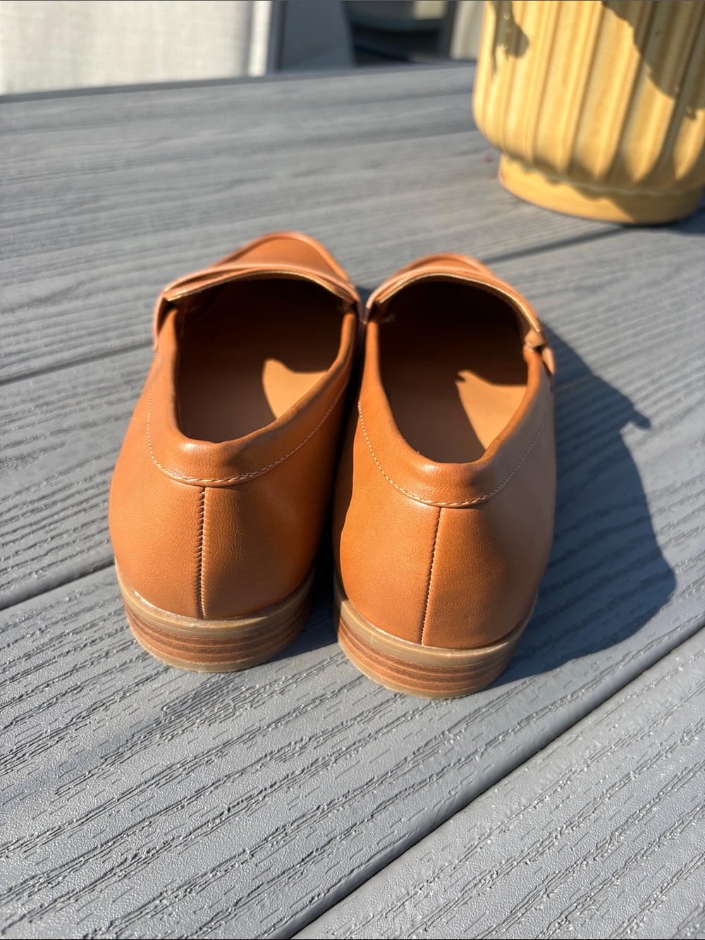 a new day Tan Slip-On Penny Loafers NWOT - Picture 4 of 6